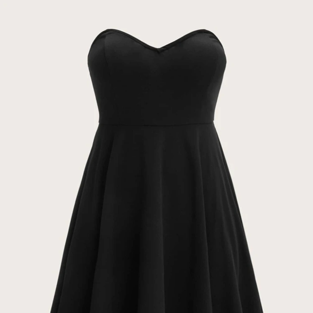 Strapless Little Black Dress